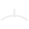 Ekena Millwork Archdale Architectural Grade PVC Gable Bracket, 72"W x 30"H x 4"D x 4"F, 10/12 Pitch GBP072X30X0404ARC00 - alternate 3